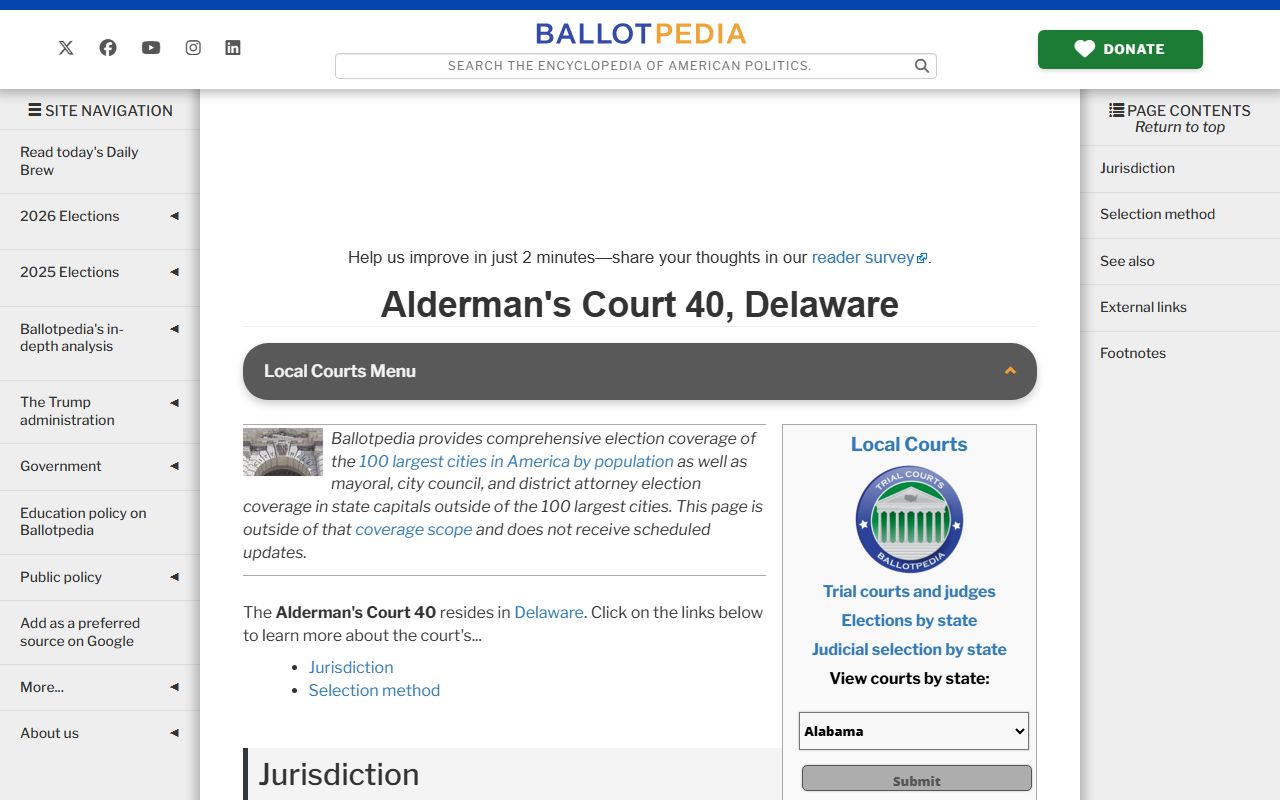 Newark Alderman's Court 40 jurisdiction for traffic court records
